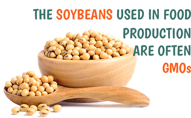 Soybeans are often GMO