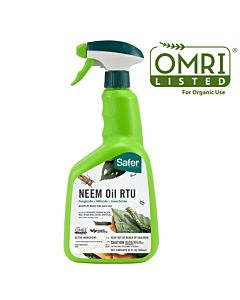 Safer® Brand 32oz Neem Oil Ready-to-Use Fungicide, Miticide & Insecticide
