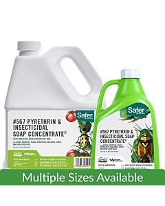 Safer&reg; Brand Insecticidal Soap & Pyrethrin Concentrate, Multiple Sizes Available