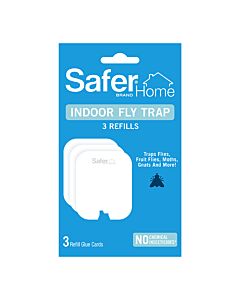 Safer® Home Indoor Fly Trap Refill Glue Cards, package front