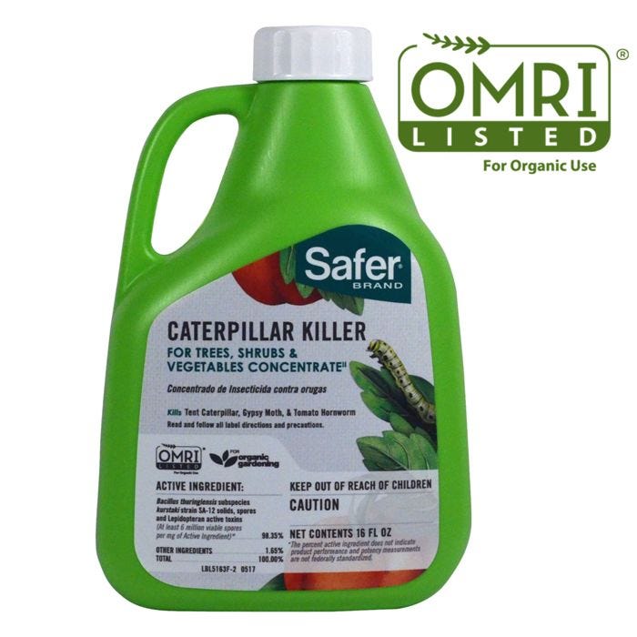 Safer Brand 5163 Caterpillar Killer II Concentrate, 16 oz