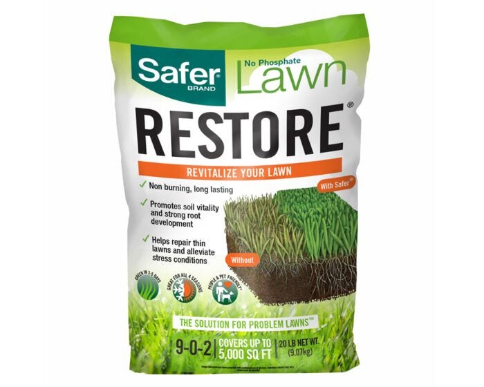 Safer® Brand Lawn Restore® Fertilizer - Covers up to 5,000 sq ft