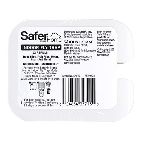 Safer® Home Indoor Fly Trap Refill Glue Cards