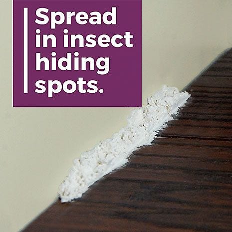 Sprinkle Directly Where Insects Live