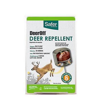 Safer Brand Deer Off Deer & Weatherproof Deer Repellent Stations - 6 Pack