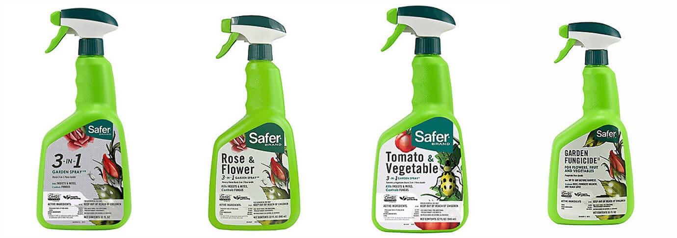 A collection of Safer Brand Plant Disease Solutions